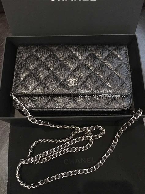 chanel card holder with chain|chanel classic wallet on chain.